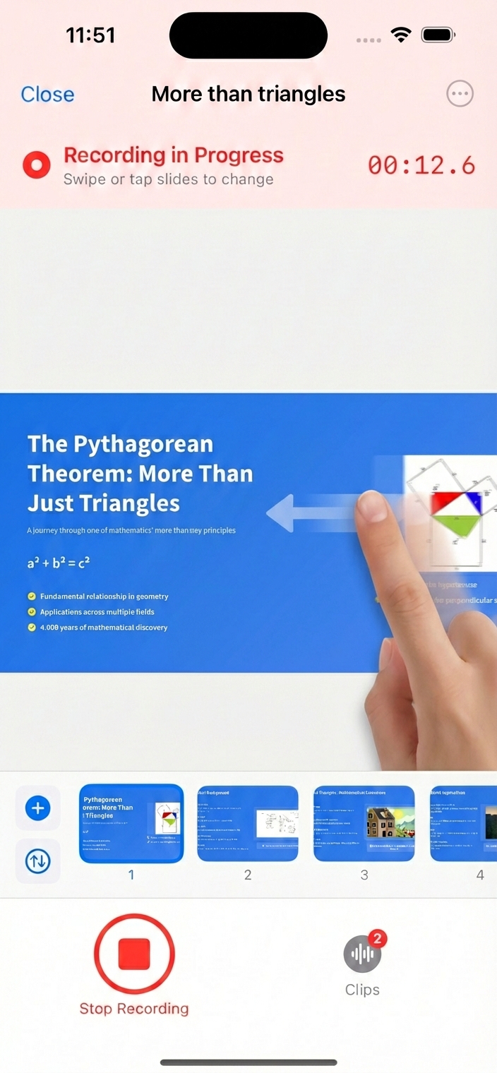 Recording in progress